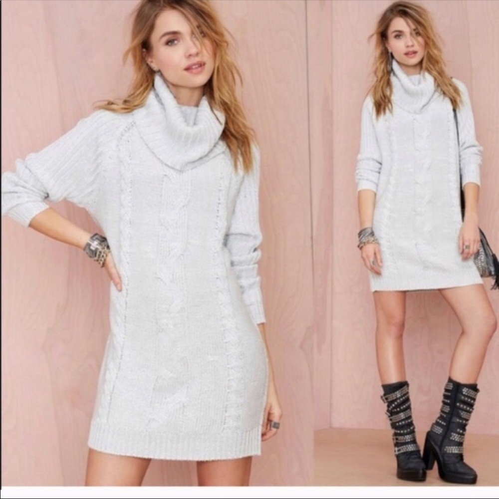 Oversized sweater dress, size Small